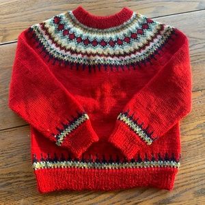 BERGENSKOFTER hand knit wool sweater/Norway